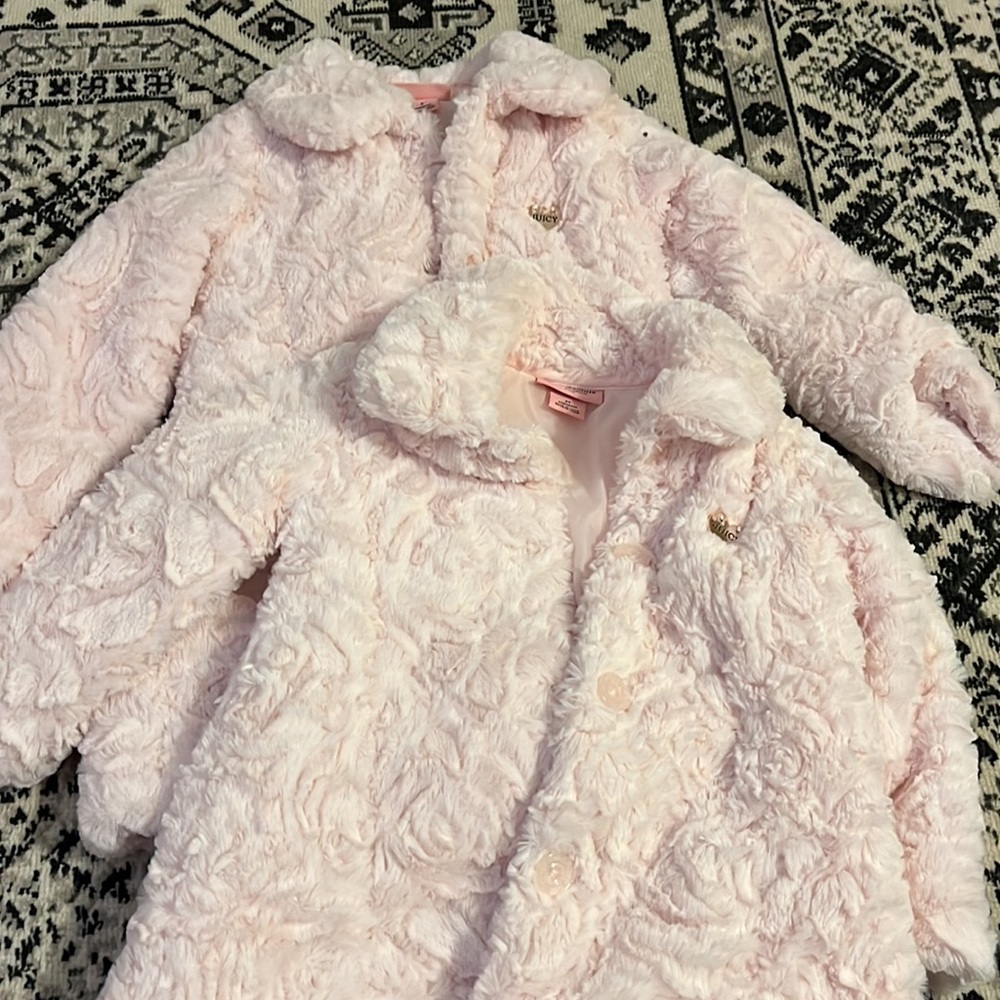 Bundle of two juicy couture pink outerwear